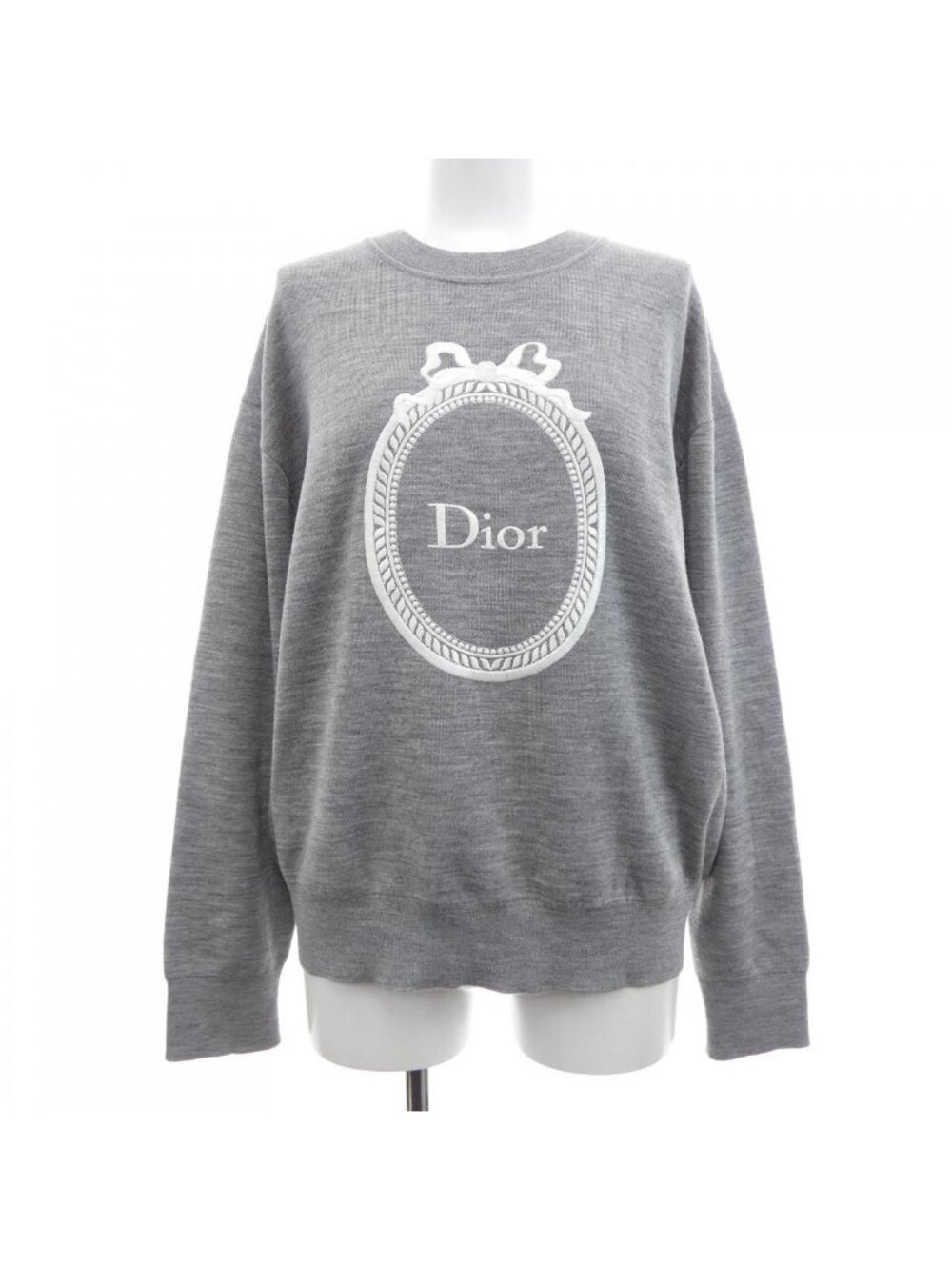 Dior Medallion Signature Embroidery Sweater Knit